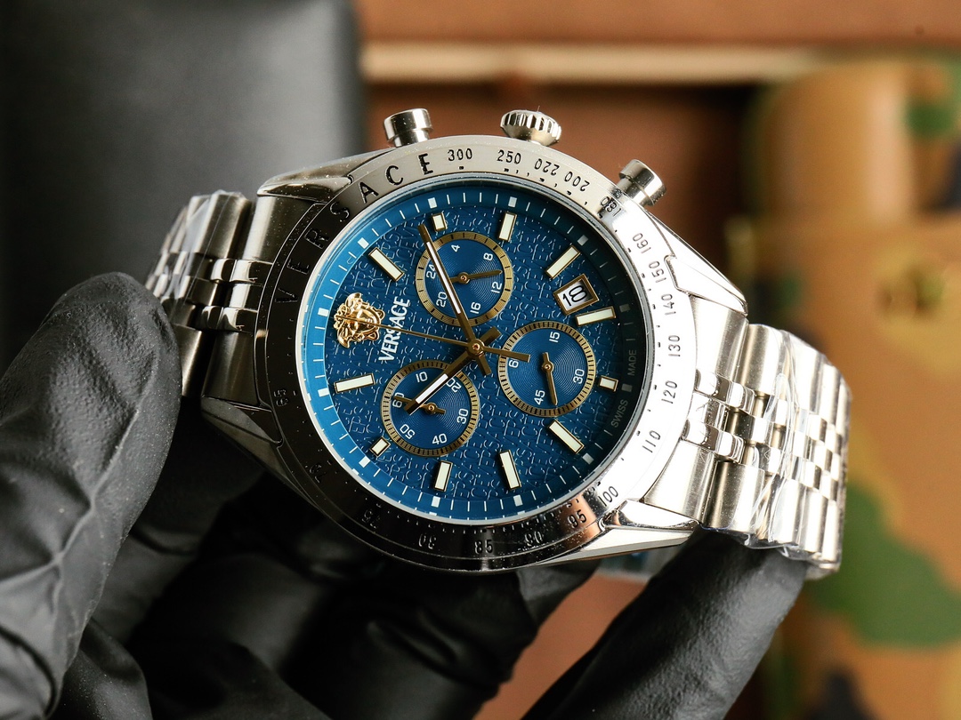 Luxury Versace Men’s Watch: 2024 Collection Unveiled with Intricate Design and Swiss Craftsmanship - 图片 4