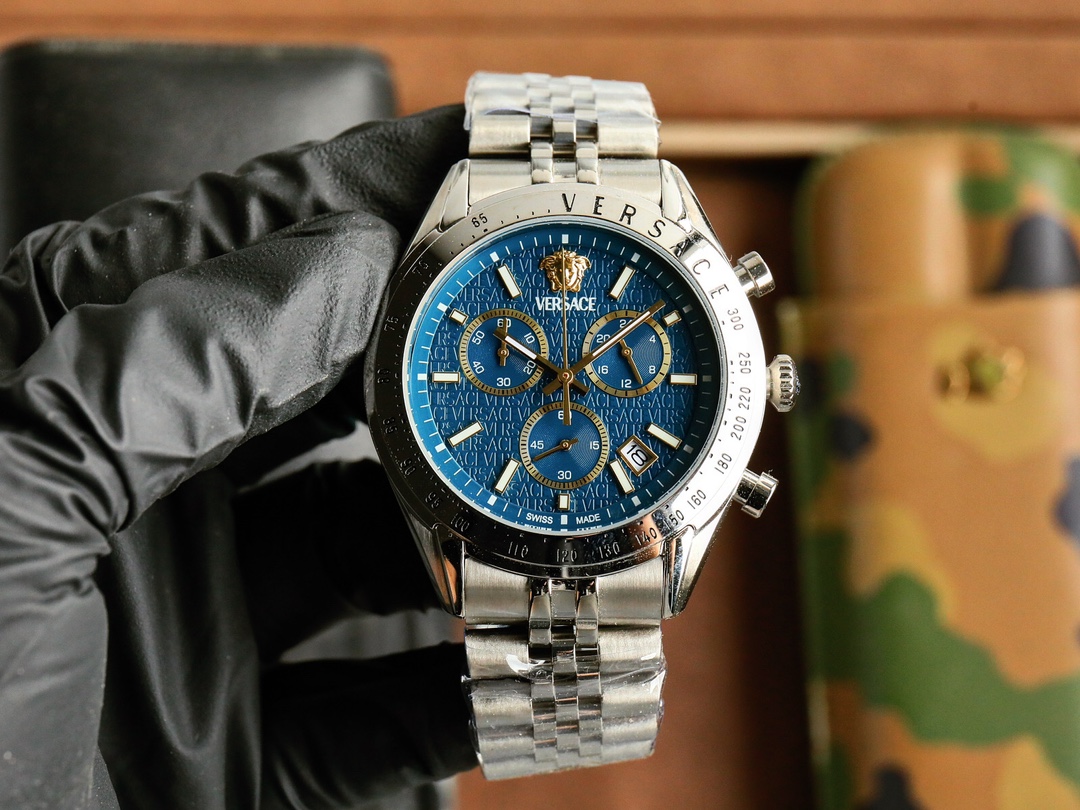 Luxury Versace Men’s Watch: 2024 Collection Unveiled with Intricate Design and Swiss Craftsmanship - 图片 1