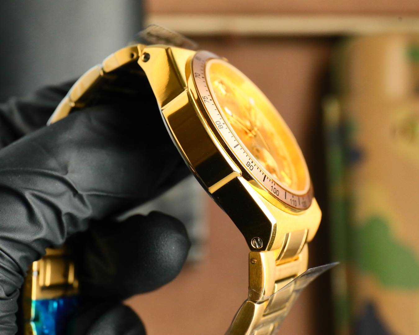Luxurious VERSACE 2025 Men’s Watch with Greek Design and Medusa Sculptor Face - 图片 5