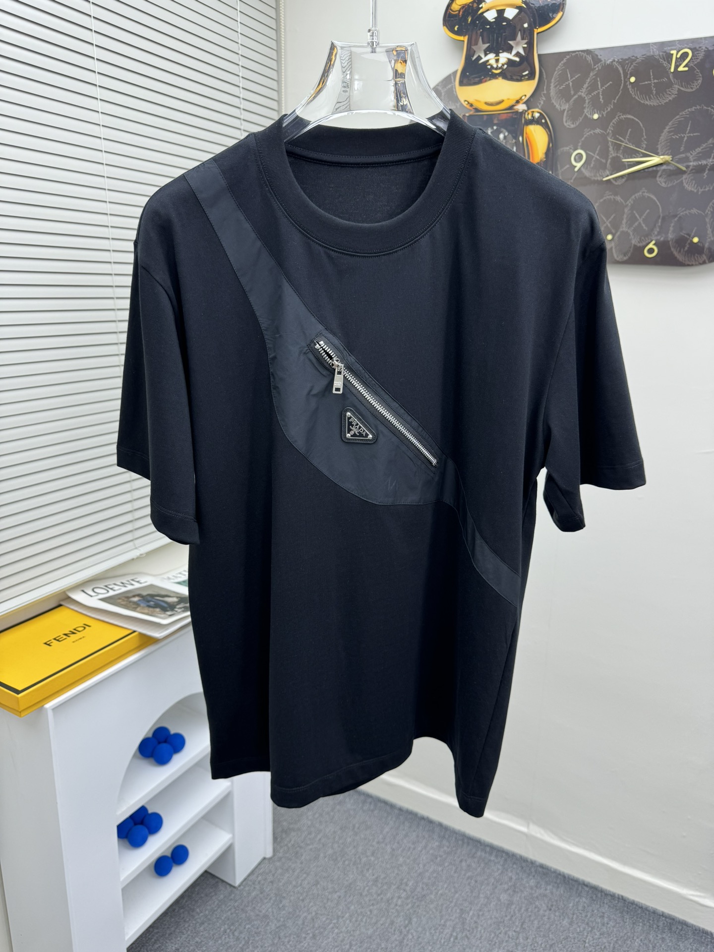 Prada Clothing T-Shirt Embroidery Unisex Cotton Knitting Summer Collection Fashion Short Sleeve