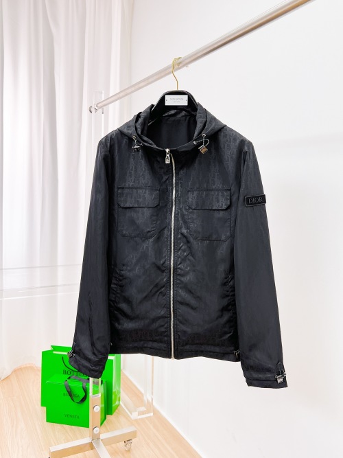 Dior 2025 Lightweight Black Jacket, Italian Fabric, Luxury Hardware 1 Dior 2025 Lightweight Black Jacket, Italian Fabric, Luxury Hardware
