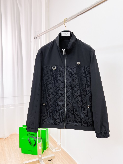 Dior 2025 New Men's Fashionable Jacket, Imported Fabric, Luxury Hardware 1 Dior 2025 New Men's Fashionable Jacket, Imported Fabric, Luxury Hardware