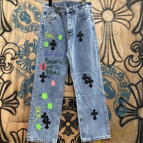 Chrome Hearts Limited Edition City Denim Jeans Vintage Levi's Remake 1 Chrome Hearts Limited Edition City Denim Jeans Vintage Levi's Remake