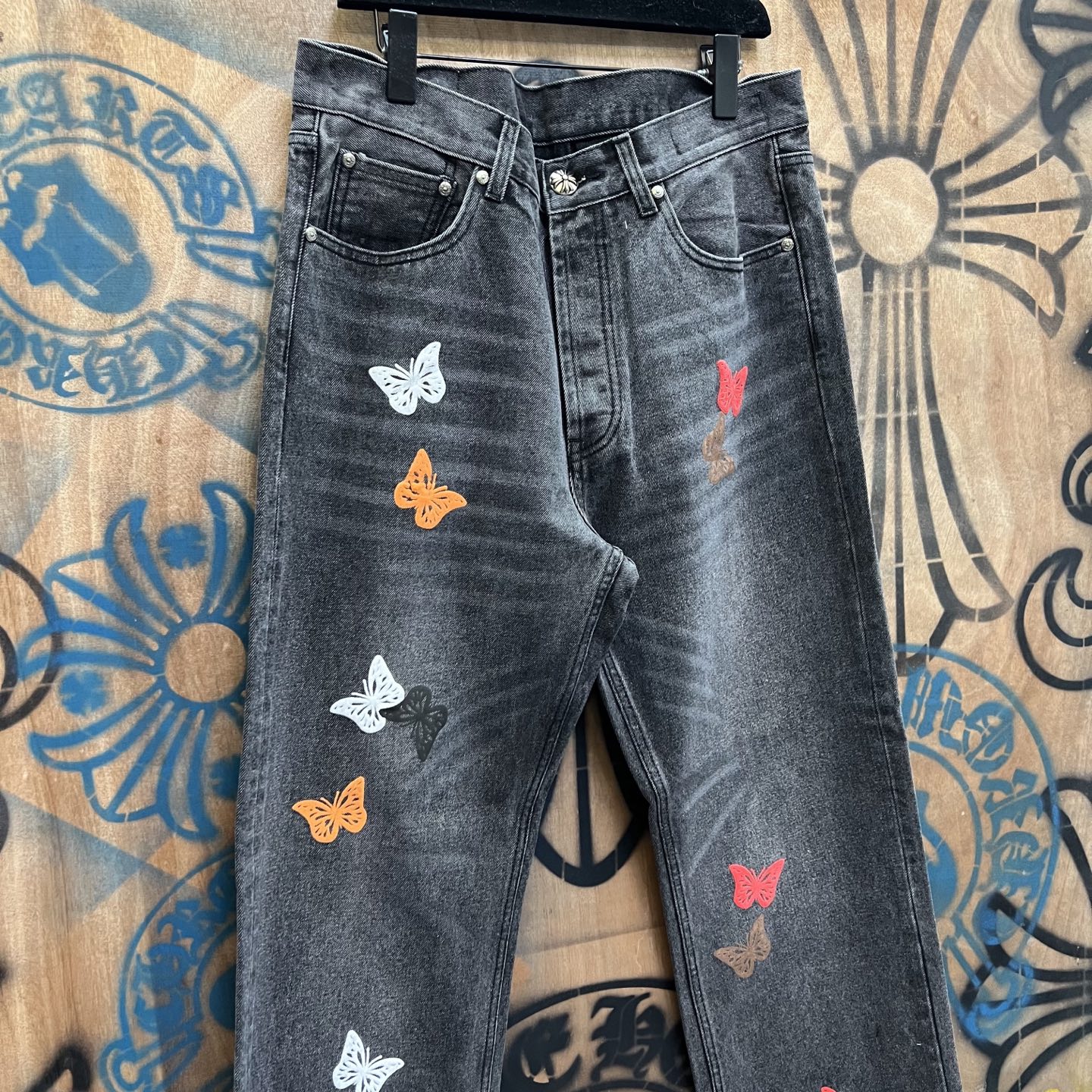 Chrome Hearts Limited Edition Butterfly Denim Jeans 4 i1751636585461 8397 0 2