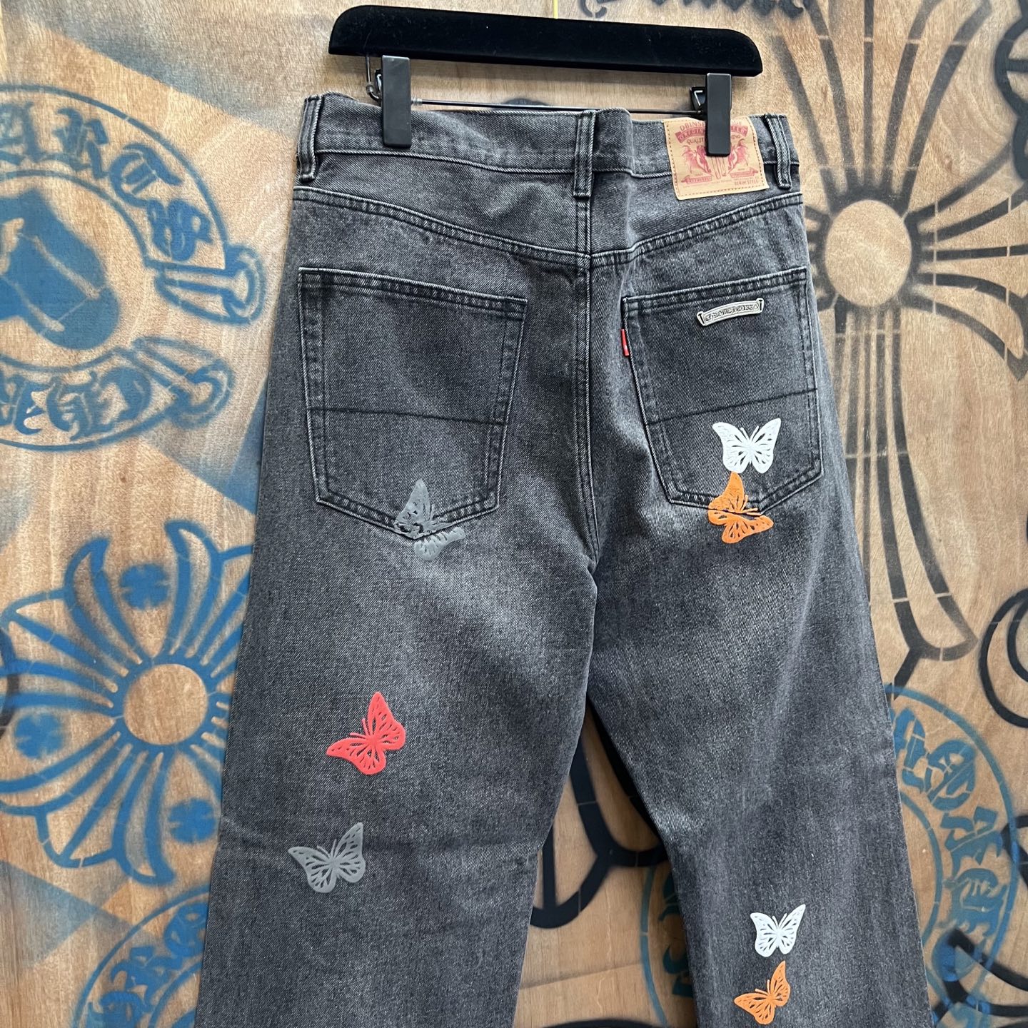 Chrome Hearts Limited Edition Butterfly Denim Jeans 8 i1751636585462 4485 0 6