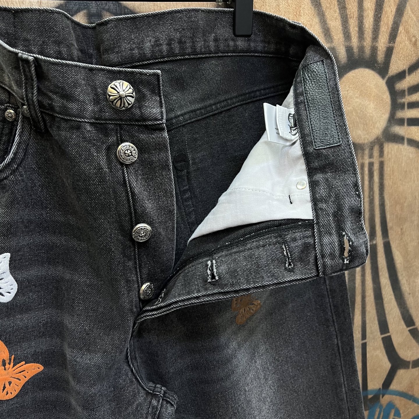 Chrome Hearts Limited Edition Butterfly Denim Jeans 10 i1751636585507 5516 0 8