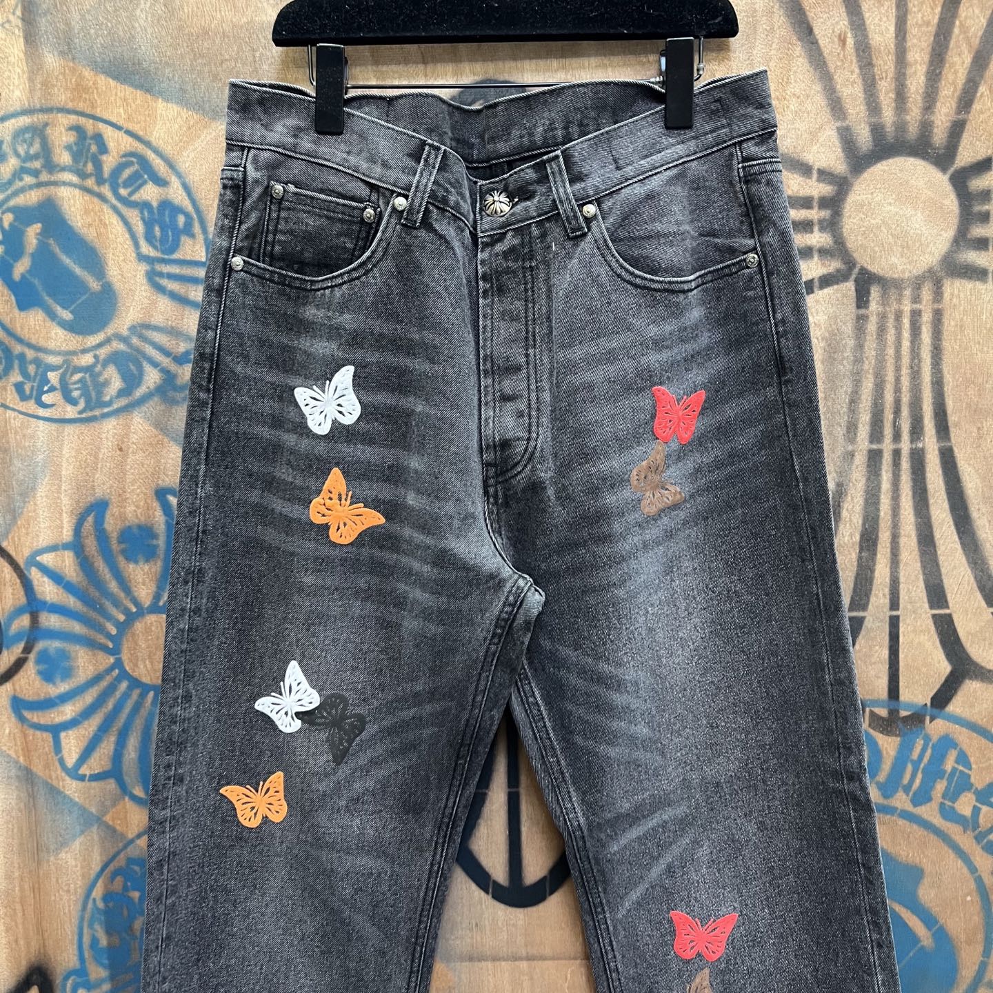 Chrome Hearts Limited Edition Butterfly Denim Jeans 6 i1751636586819 7373 0 4