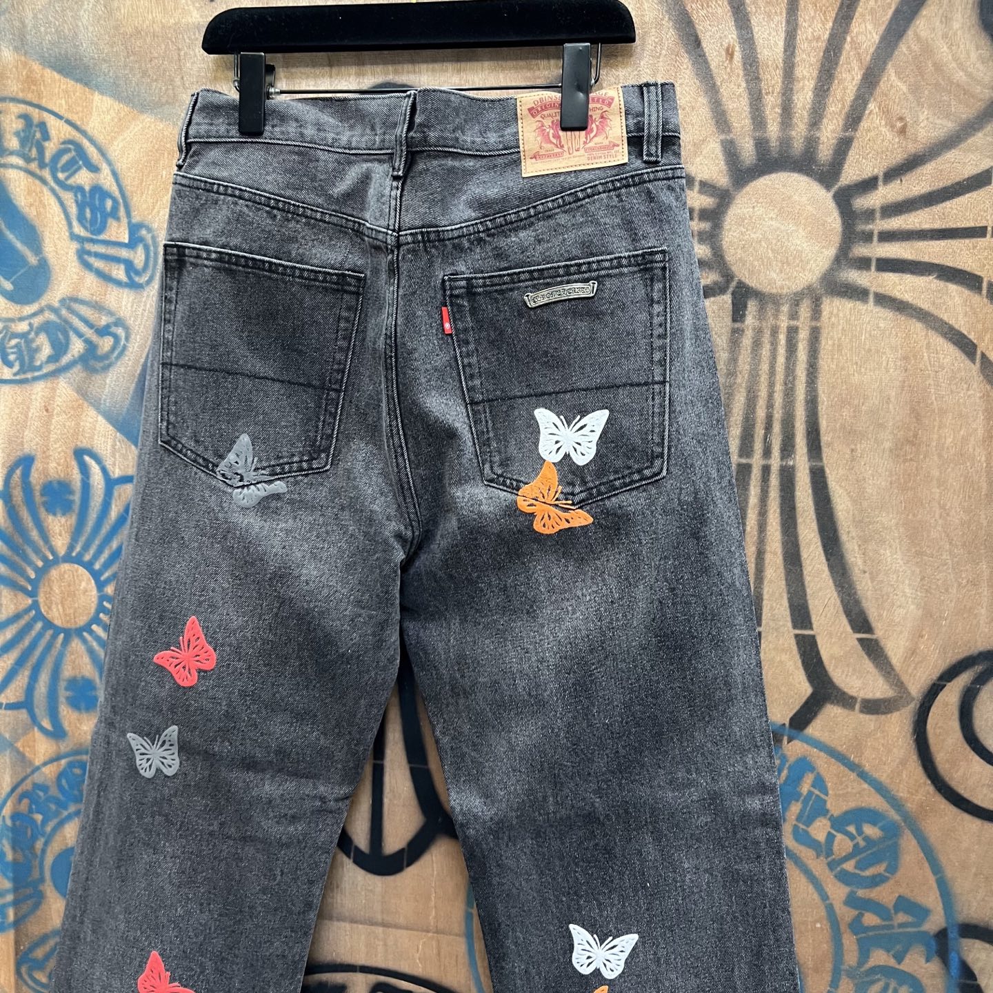 Chrome Hearts Limited Edition Butterfly Denim Jeans 9 i1751636586984 8761 0 7