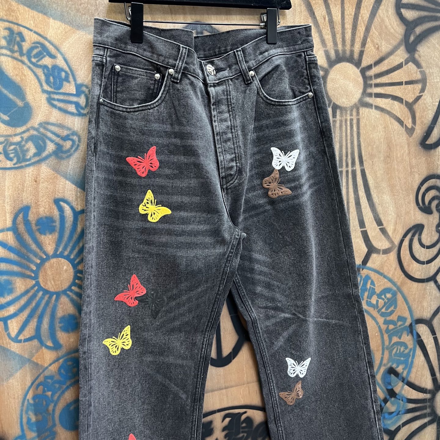 Chrome Hearts Limited Edition Butterfly Denim Jeans Vintage Remake 4 i1751636697837 8681 0 2