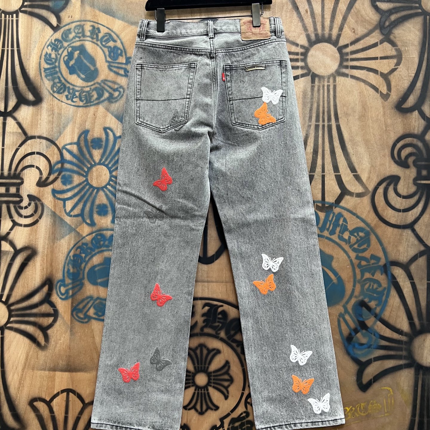 Chrome Hearts Limited Edition Butterfly Denim Jeans Vintage Levi's Remake 6 i1751637018006 5356 0 4