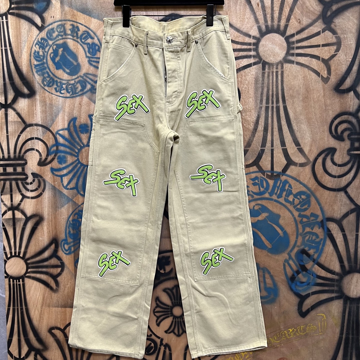 Chrome Hearts SEX City Limited Edition Remake Vintage Denim Pants