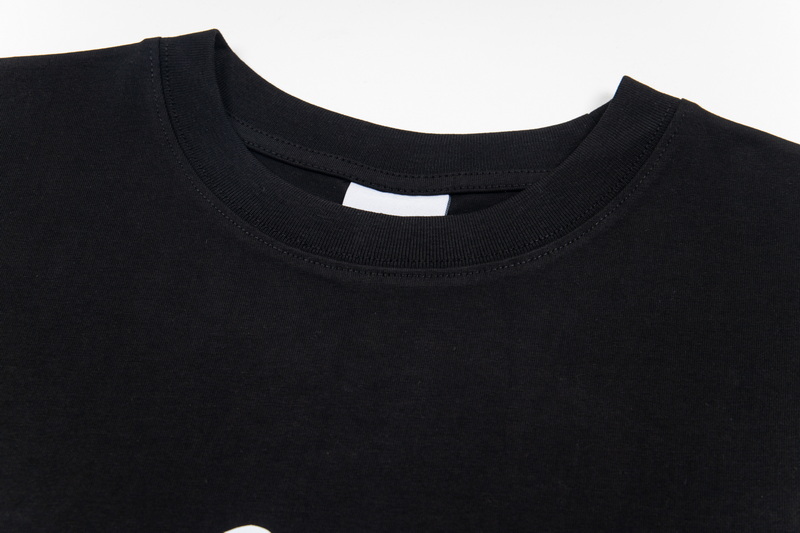 “ADRV Korean Tide Card 25ss New Crayons Short Sleeves – Black, Loose Fit” - 图片 3