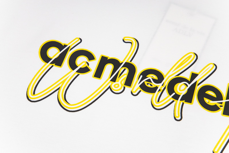 “ADRV Korean Tide Graffiti Script T-shirt 280g, Black/White, Unisex, Code 128” - 图片 5