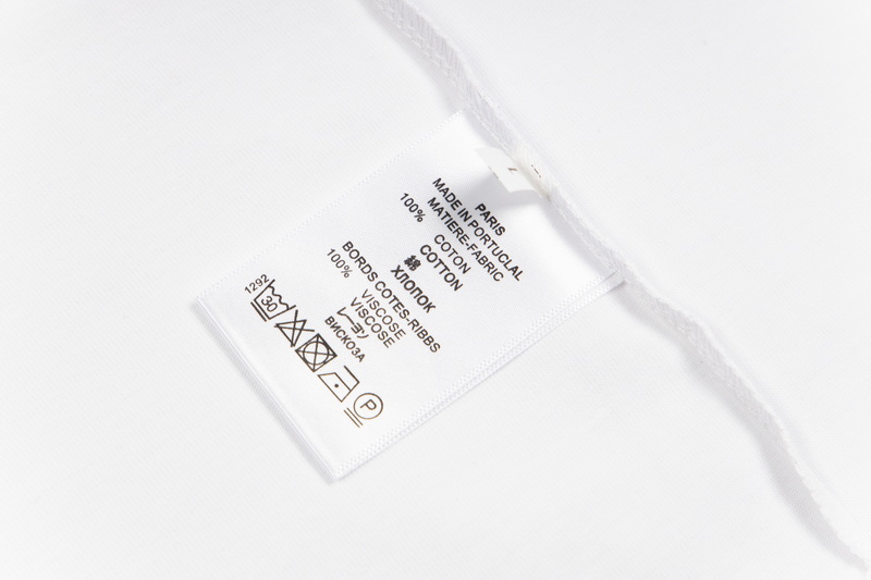 “ADRV Korean Tide Graffiti Script T-shirt 280g, Black/White, Unisex, Code 128” - 图片 8