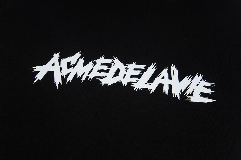 “Korean Tide Short Sleeve T-Shirt with Classic Letter Print, 280g Pure Tampons” - 图片 4