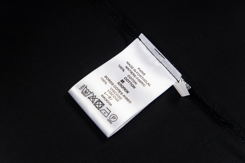 “Korean Tide Short Sleeve T-Shirt with Classic Letter Print, 280g Pure Tampons” - 图片 6