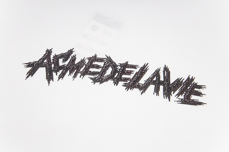 “Korean Tide Classic T-Shirt with Letter Print, Unisex, Black/White, Size J-X 1025#” - 图片 3