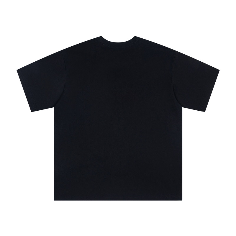 Fashionable Unisex T-Shirt: ADLV South Korean Style, Lightweight and Stylish in Black and White - 图片 2