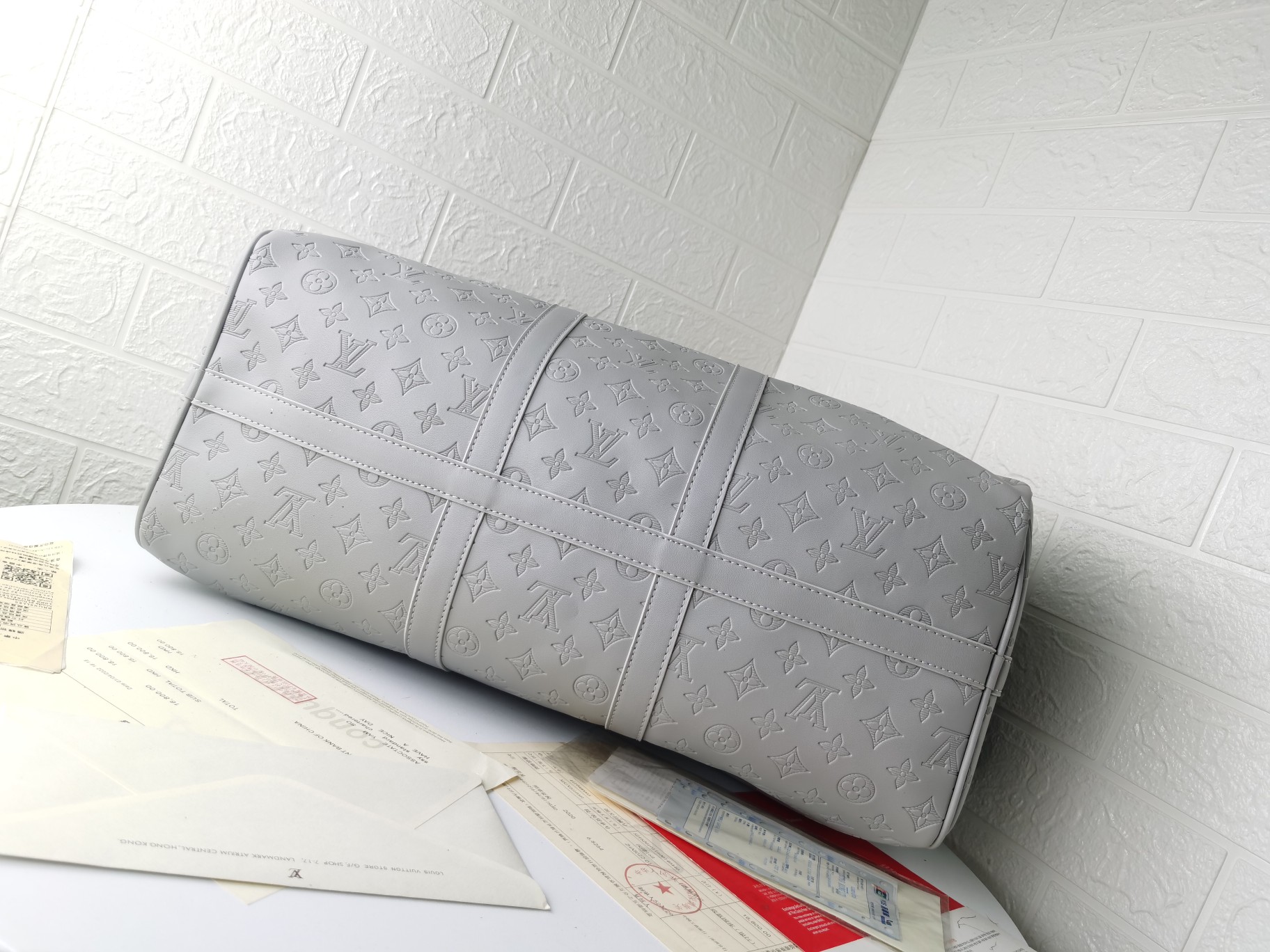 Keepall Bandoulière 50 Monogram Shadow 旅行用バッグ