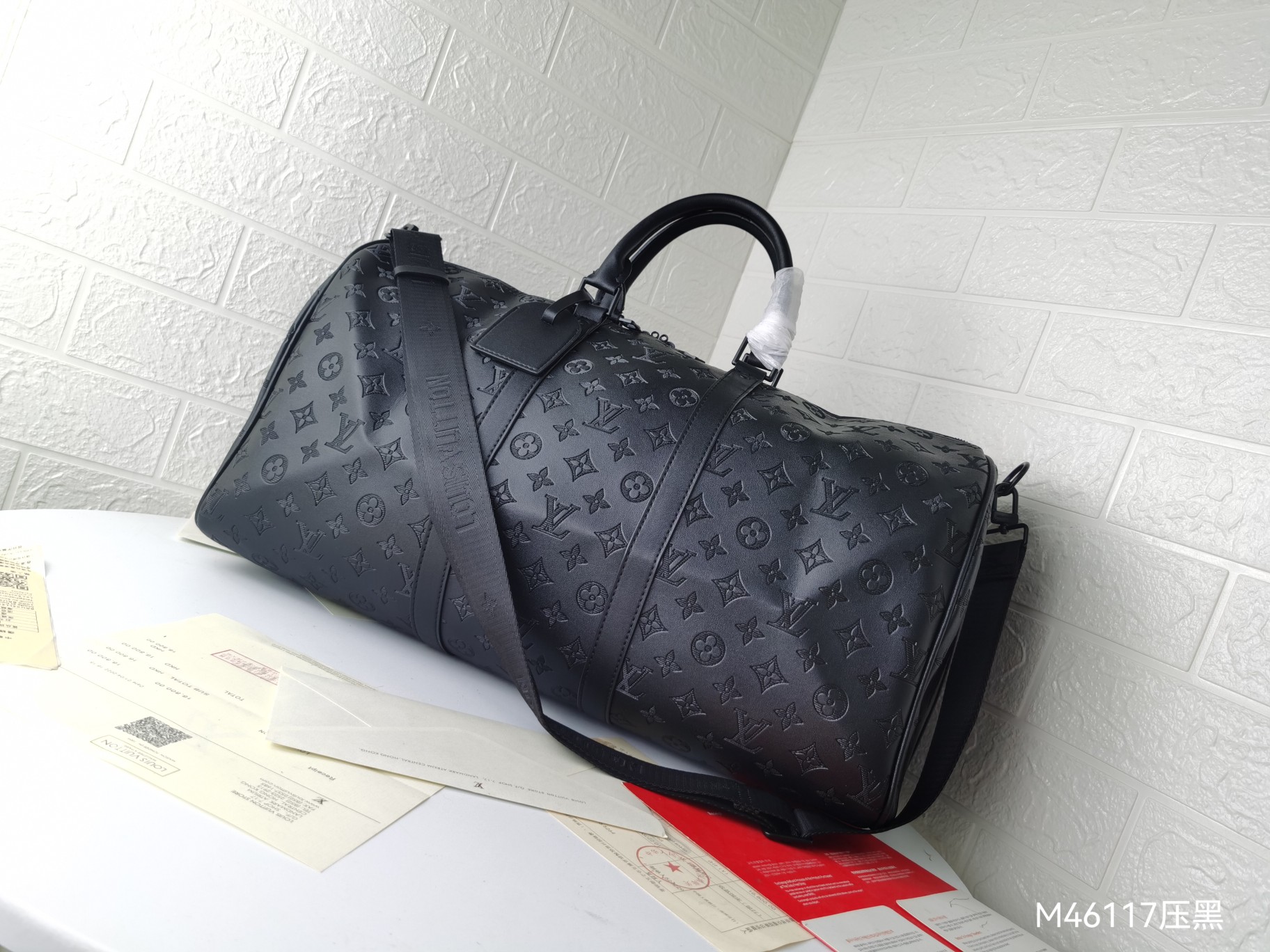 Keepall Bandoulière 50 モノグラムシャドウ トラベルバッグ