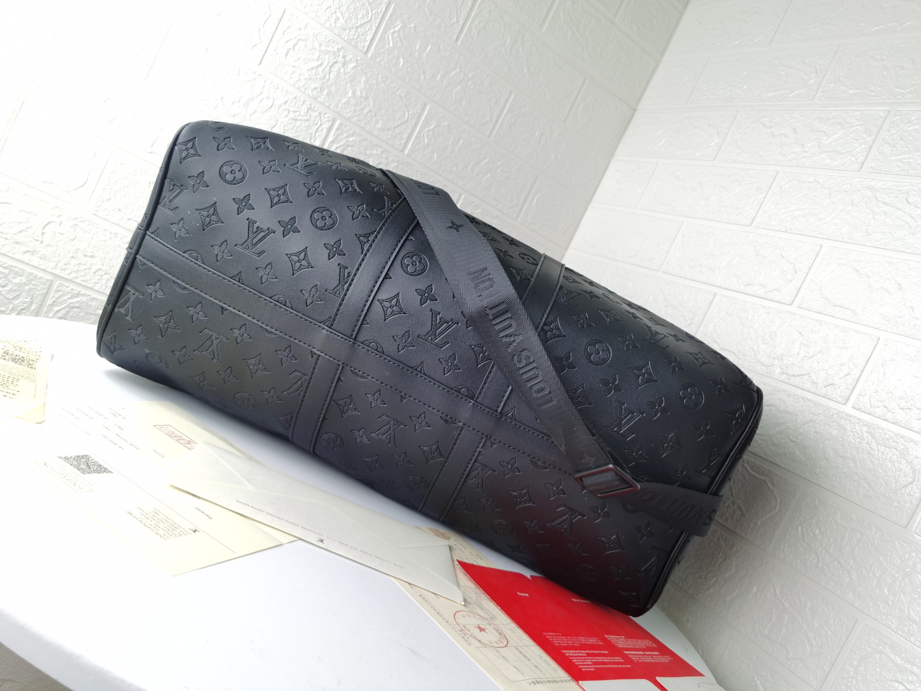 Keepall Bandoulière 50 モノグラムシャドウ トラベルバッグ