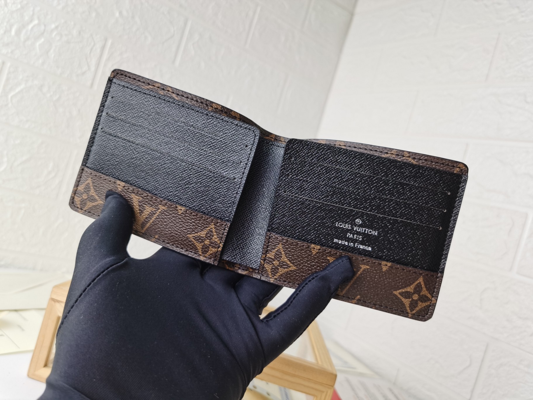 Tanon 財布 MM93801 モノグラムマカッサーキャンバス