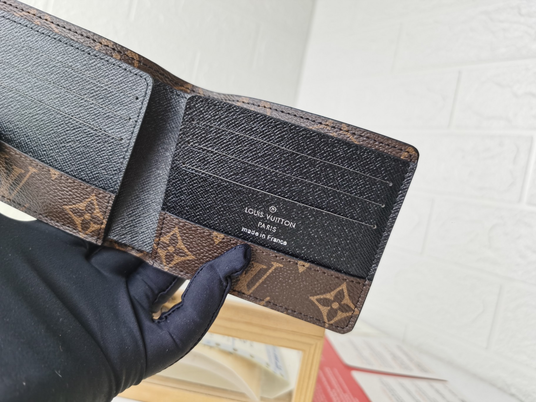 Tanon 財布 MM93801 モノグラムマカッサーキャンバス