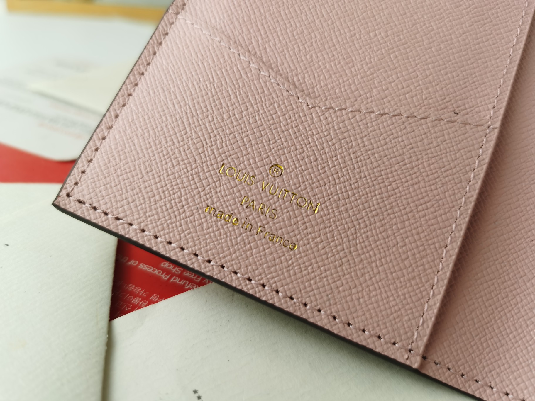 M64502パスポートケース - 高級粒纹小牛皮内衬・多機能デザイン