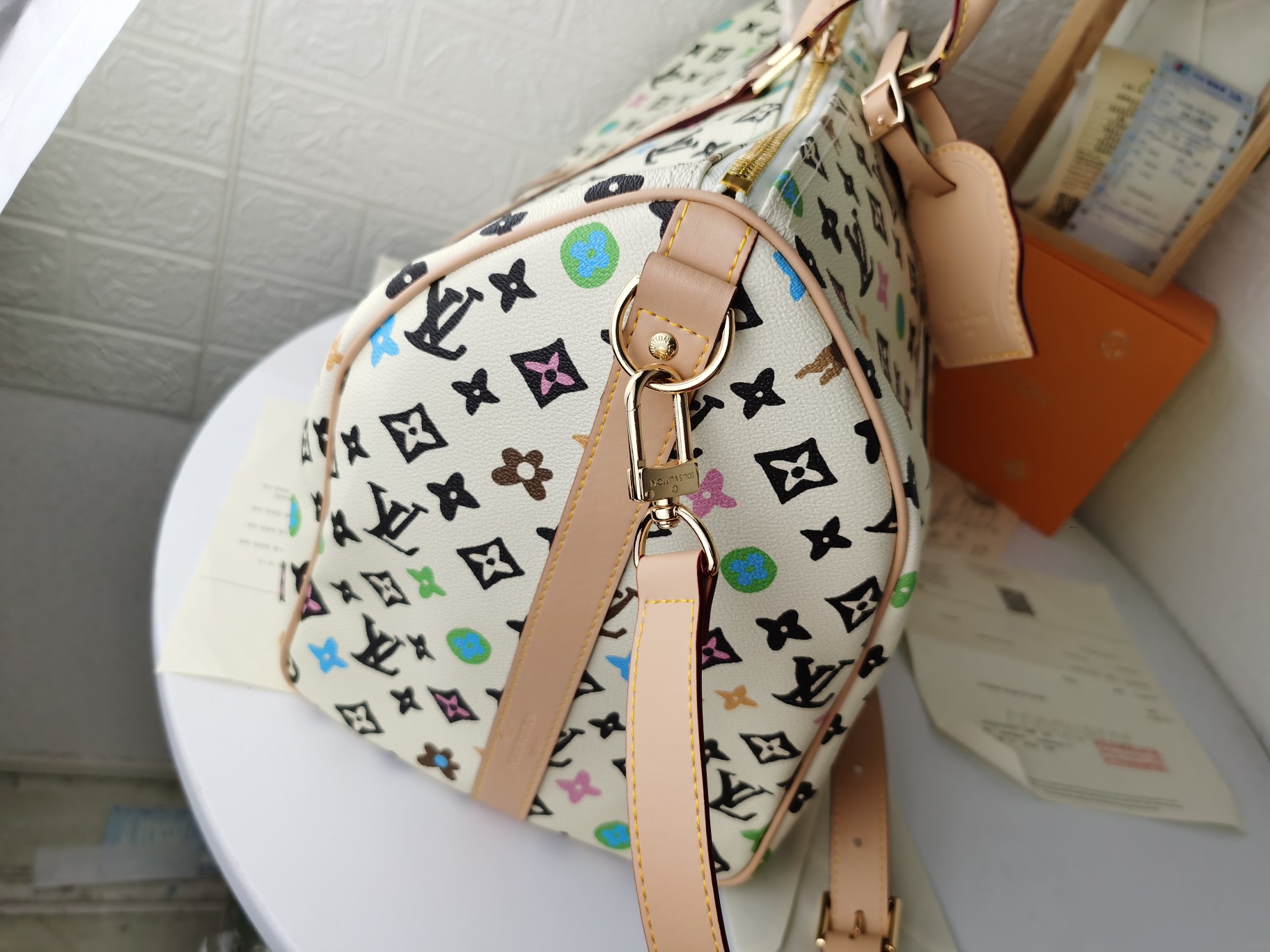 ルイ・ヴィトン Keepall 50 ダミエ・グラフィット トラベルバッグ