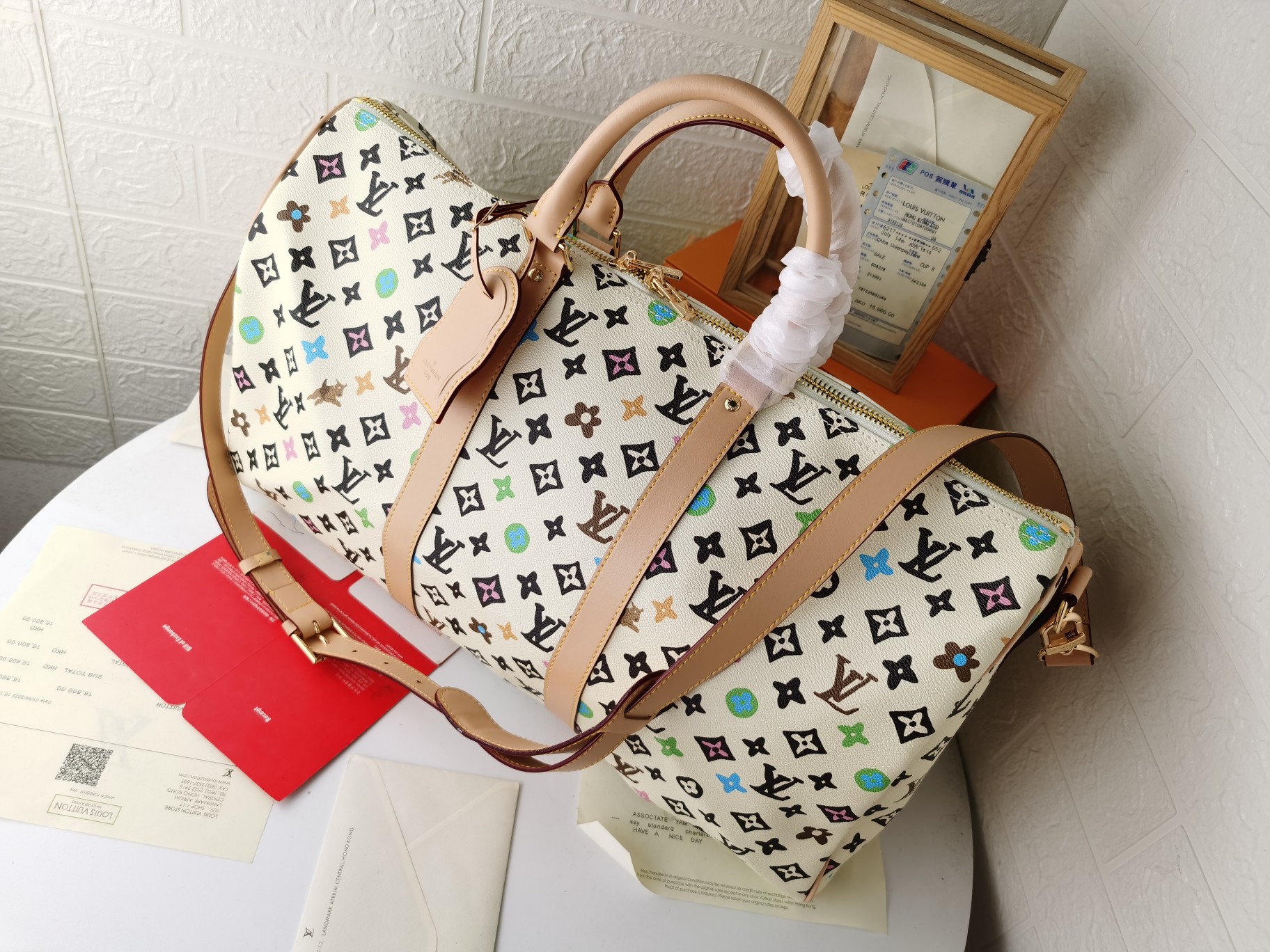 ルイ・ヴィトン Keepall 50 ダミエ・グラフィット トラベルバッグ