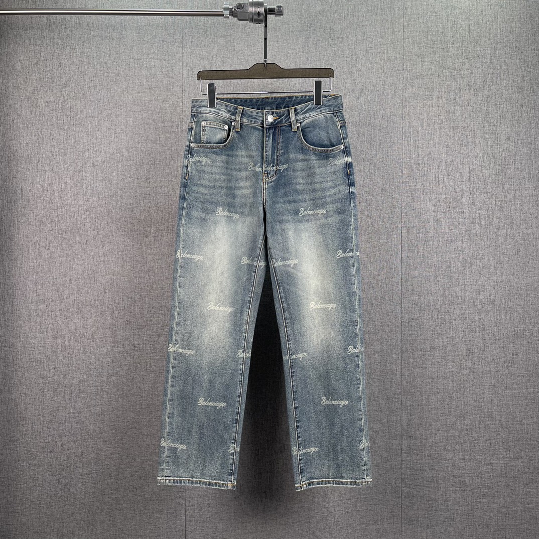 Balenciaga Kleidung Jeans Männer Denim Frühling/Sommer Kollektion