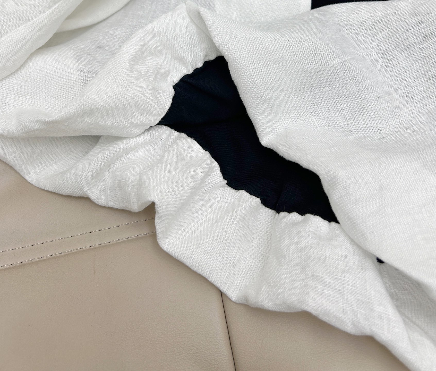 Lightweight Linen Blend Top with Unique Color Block Design - Summer 2024 7 i1742294468476 2429 0 5