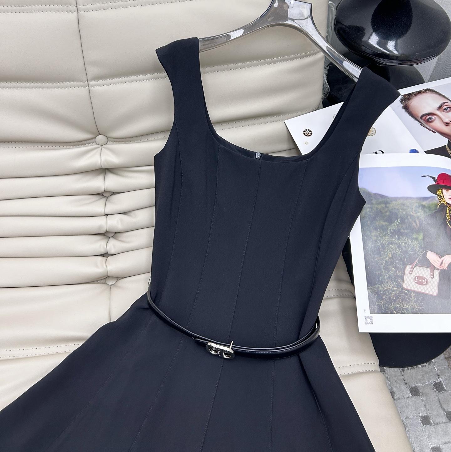 Elegant Black Slip Dress: Hepburn Style, Ankle Length, Slim A-Line Fit 3 i1745840042975 5591 0 1