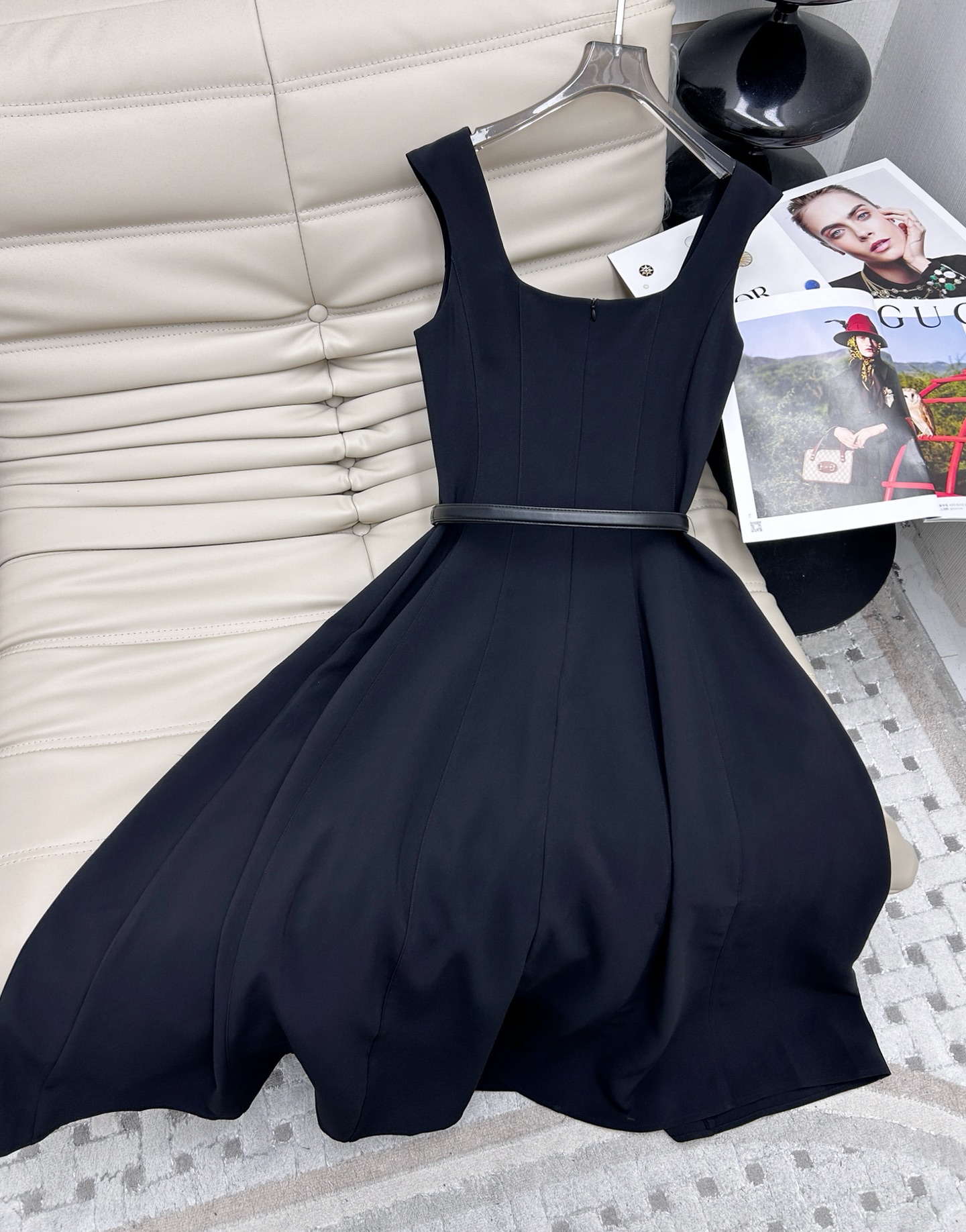 Elegant Black Slip Dress: Hepburn Style, Ankle Length, Slim A-Line Fit 7 i1745840042975 8383 0 5