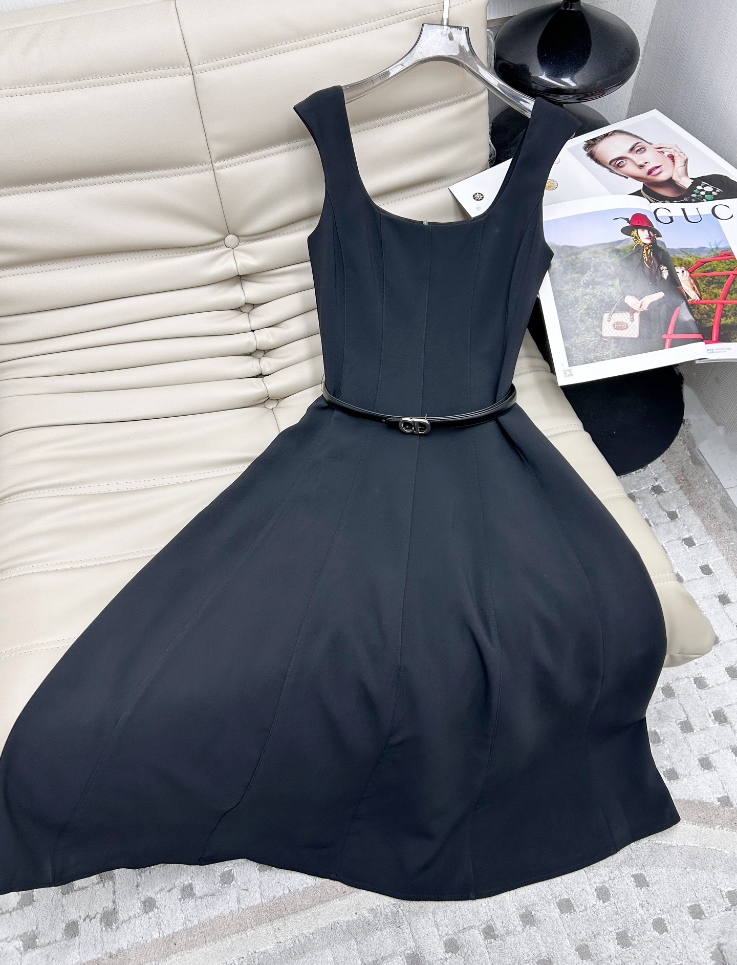 Elegant Black Slip Dress: Hepburn Style, Ankle Length, Slim A-Line Fit 2 i1745840049927 8893 0 0