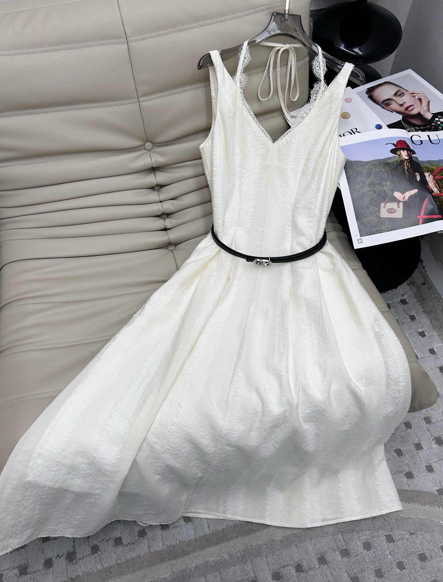 Elegant V-Neck Sleeveless Dress - Slim Fit & Premium Fabric, S-L 2 i1745911378064 8871 0 0