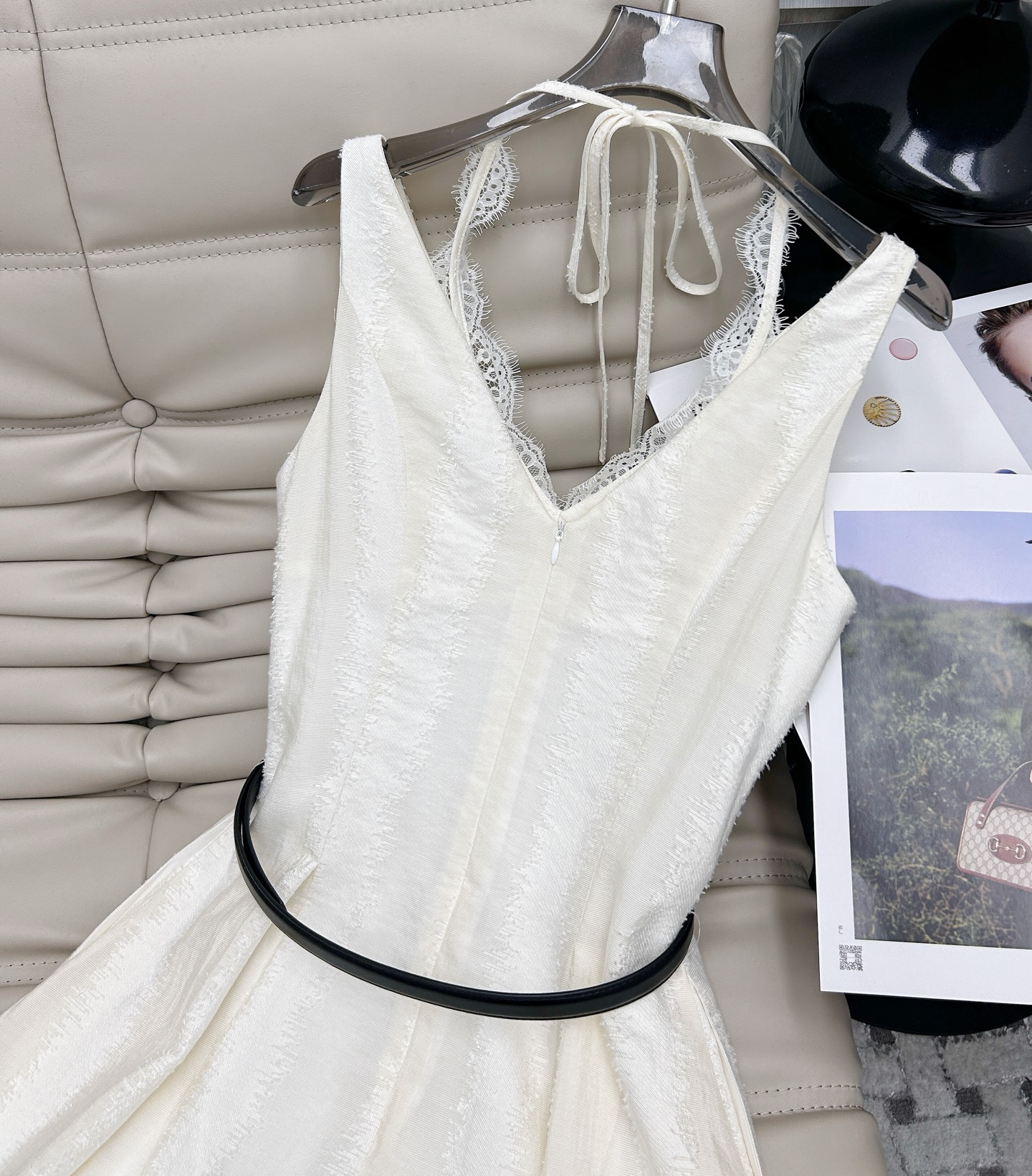 Elegant V-Neck Sleeveless Dress - Slim Fit & Premium Fabric, S-L 9 i1745911385622 4057 0 7