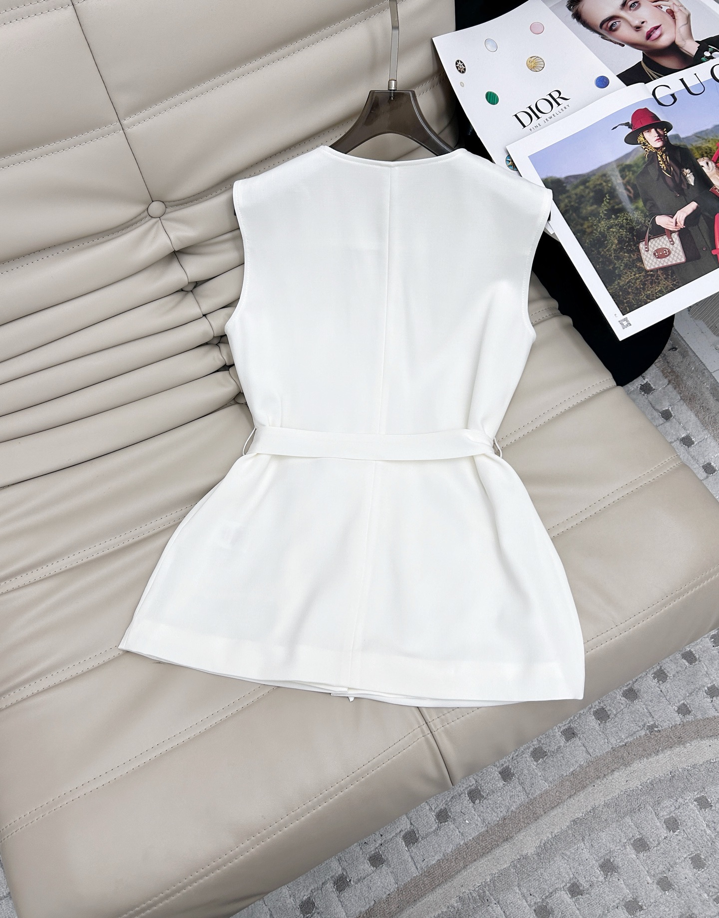 Elegant Silk Linen Vest Set - Effortless Style for Daily Outings, Featuring Diamond Buckle 8 i1746180512488 1982 0 6