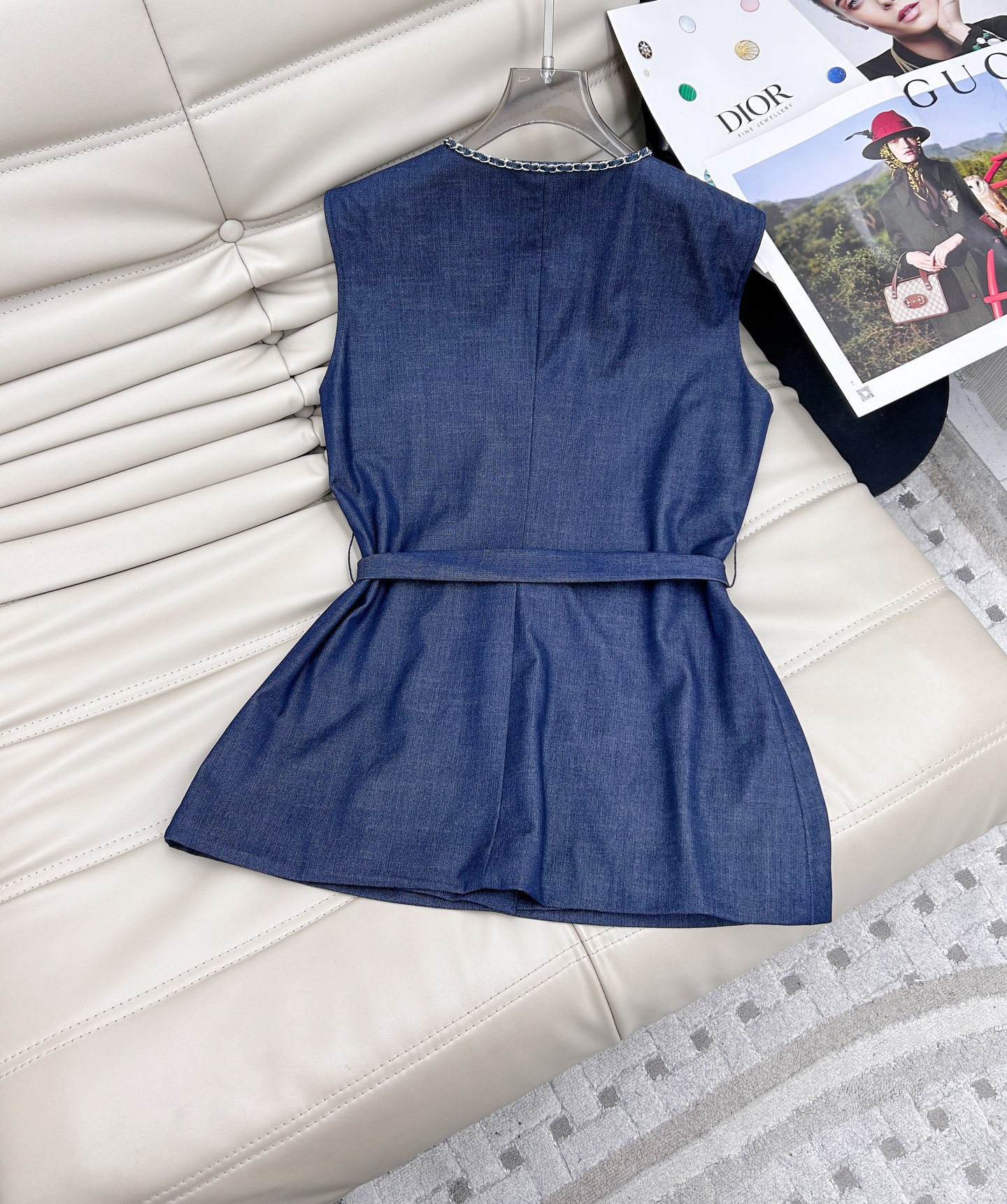 Chain Detail Vest and High Waist Short Set, Sleeveless Top, Fashionable Outfit 8 i1746180563659 1062 0 6
