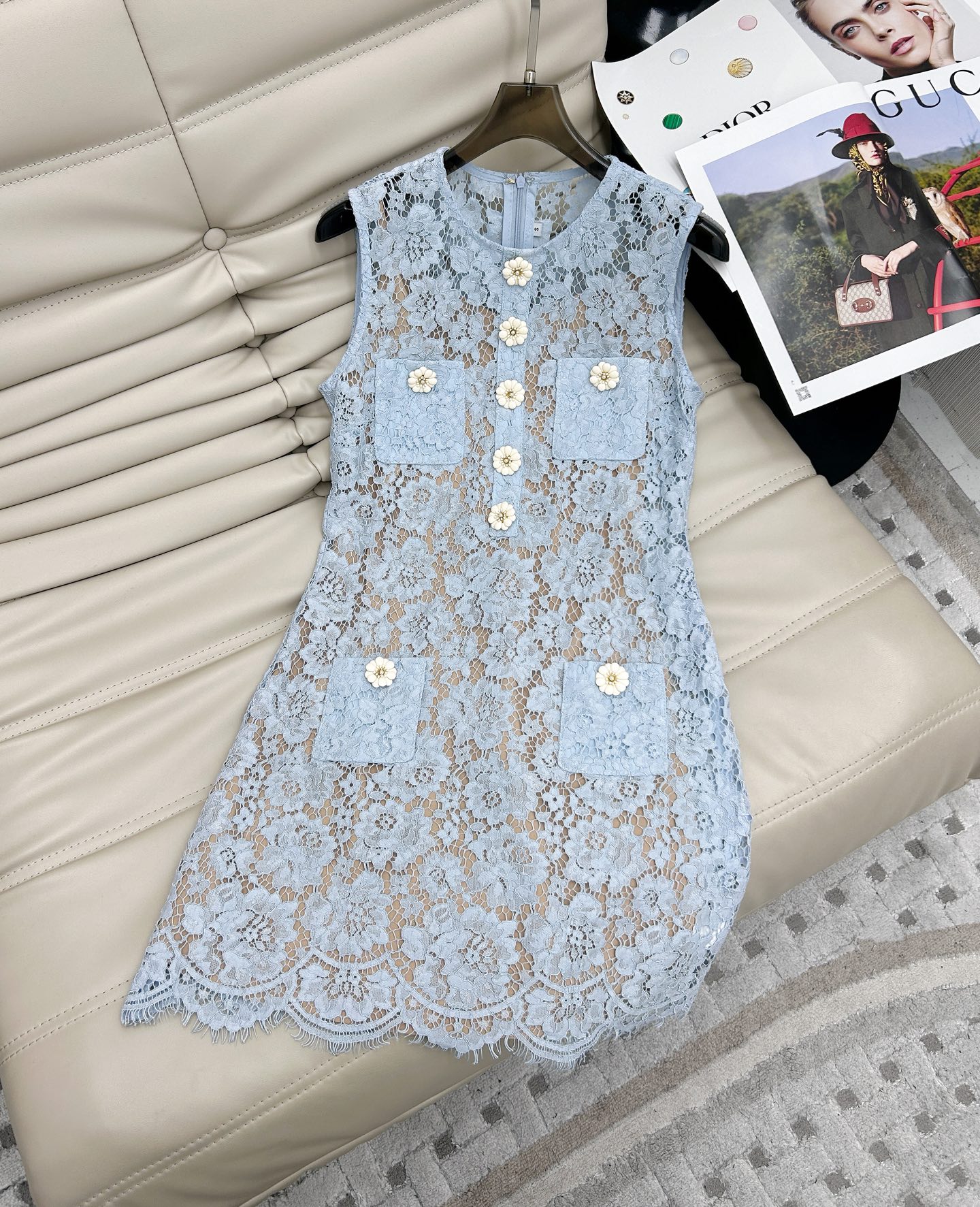 Elegant Lace Sleeveless Dress - Summer Collection, Sweet & Sophisticated Style 2 i1746349285328 2702 0 0