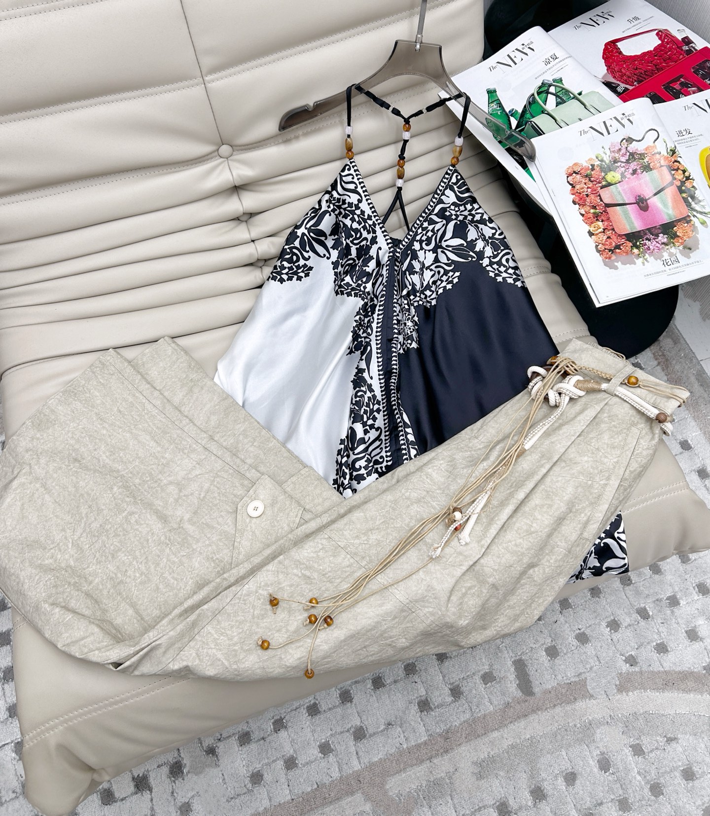 Beaded Strap Cami Top - Vintage Y2K Style, Perfect for Summer 2 i1746959247535 2326 0 0