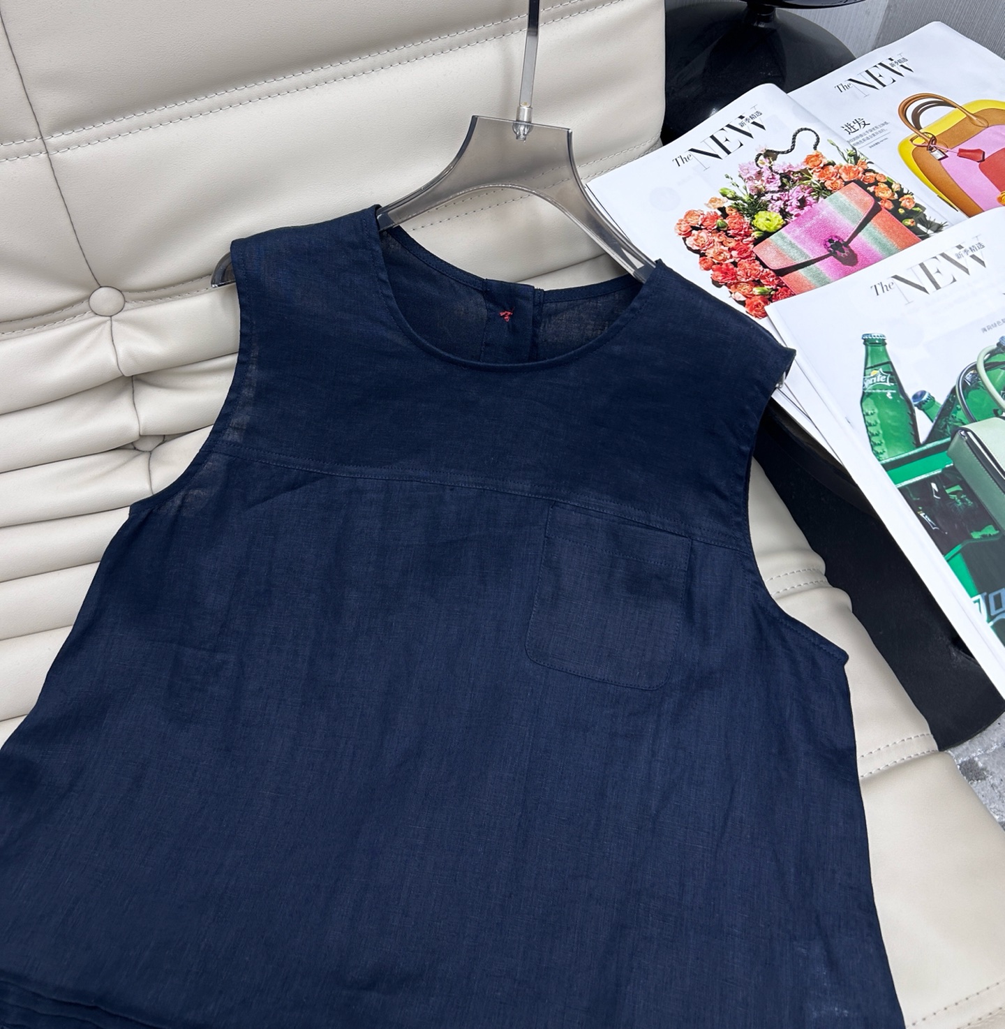 Linen Vest and Shorts Set - Relaxed Fit, Elegant Style, Comfortable Linen Fabric 4 i1747911817591 1543 0 2