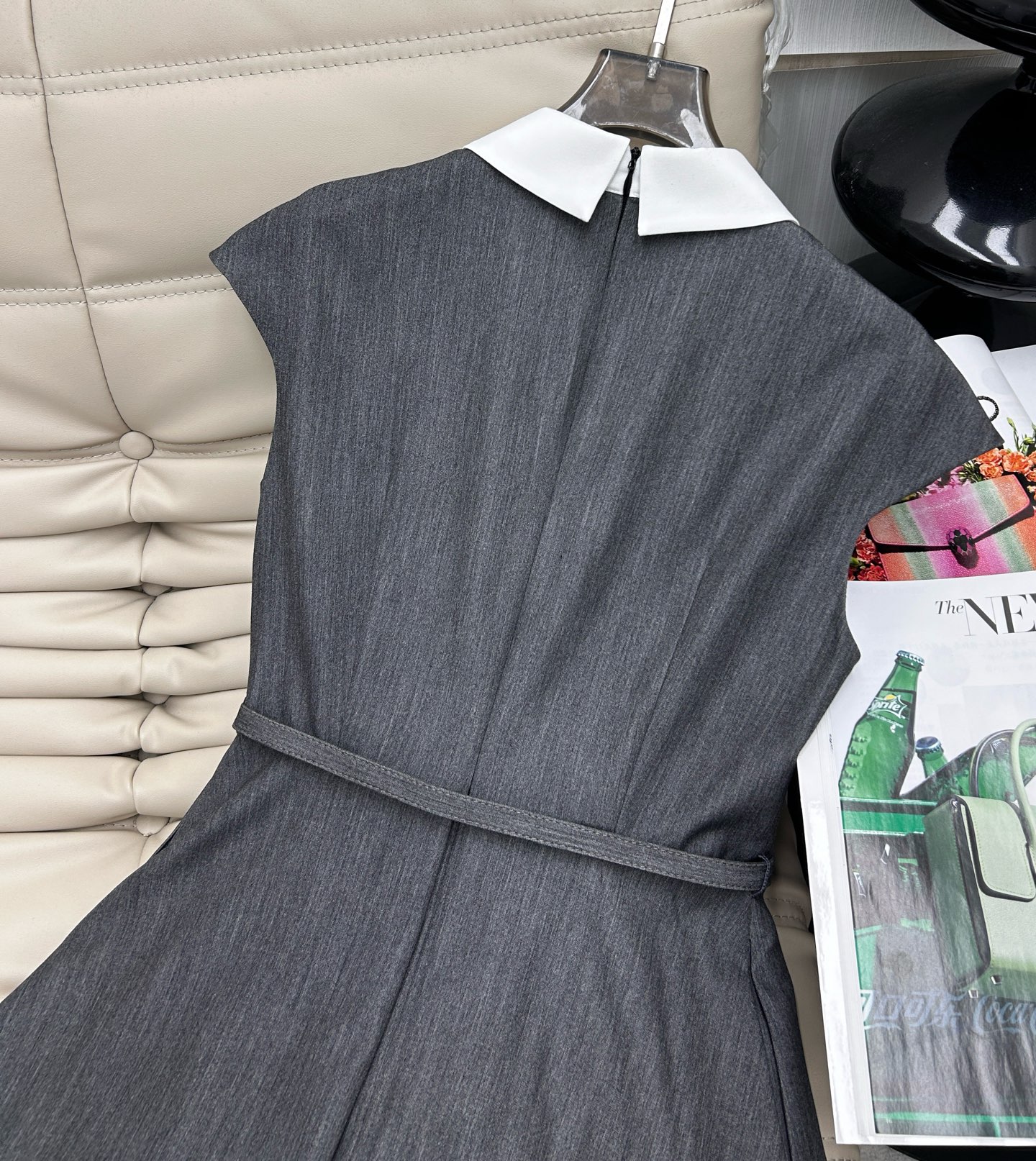 Elegant Doll Collar Color Block Pleated Dress - French Chic Style 8 i1748515435531 2557 0 7