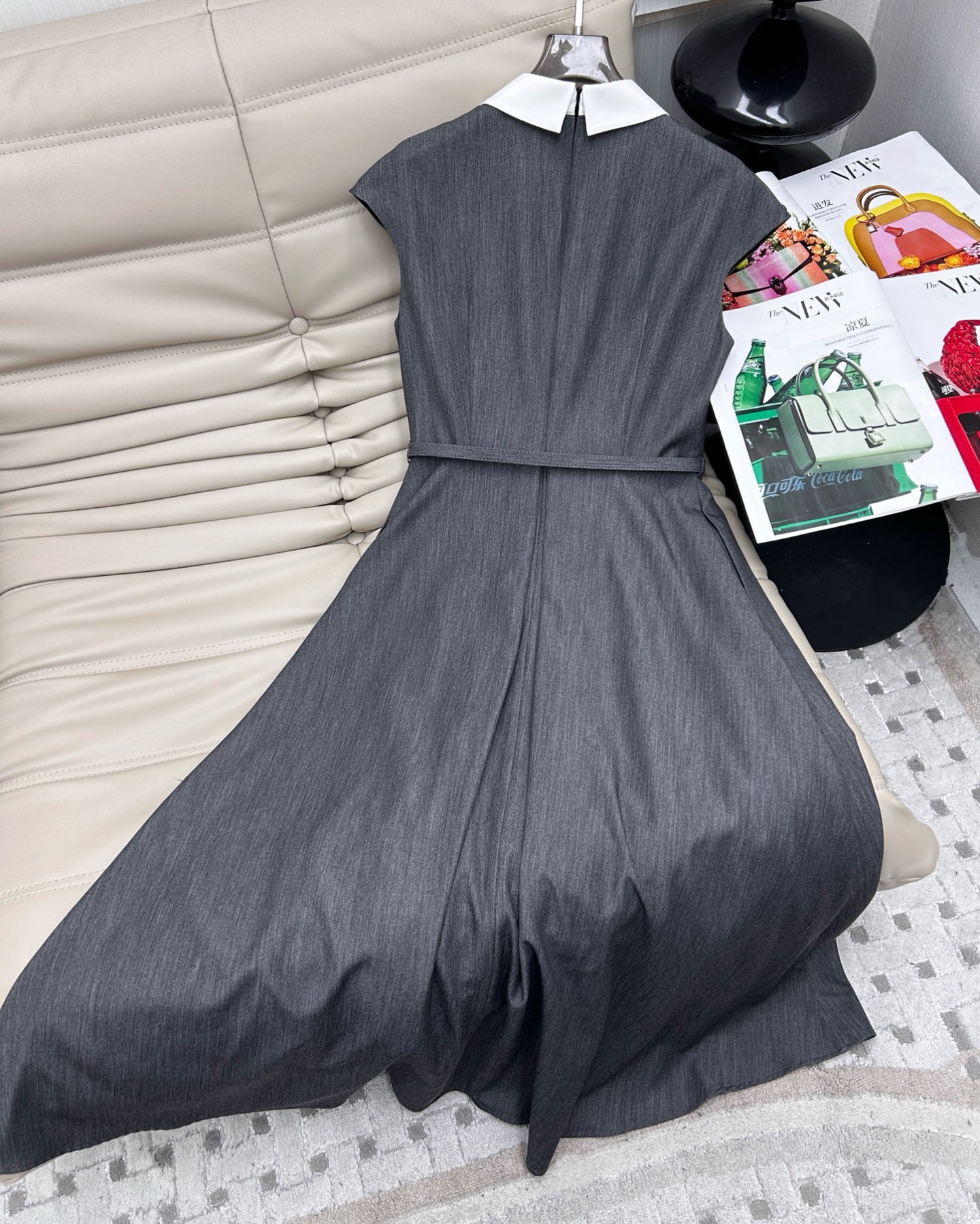 Elegant Doll Collar Color Block Pleated Dress - French Chic Style 7 i1748515439927 1634 0 6
