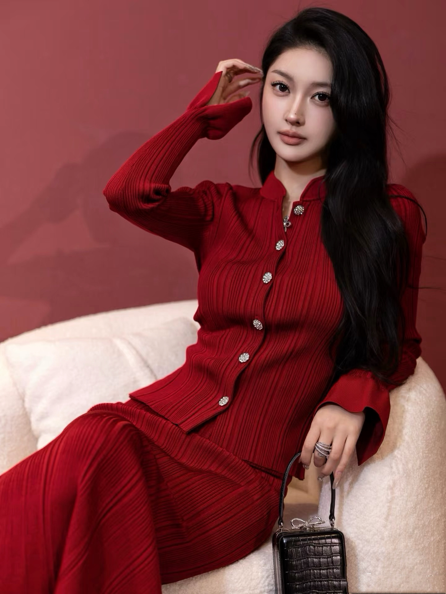 NO:710187,Tops, skirts, skirts,19860909上衣 半裙,,skirts,,Women's clothing