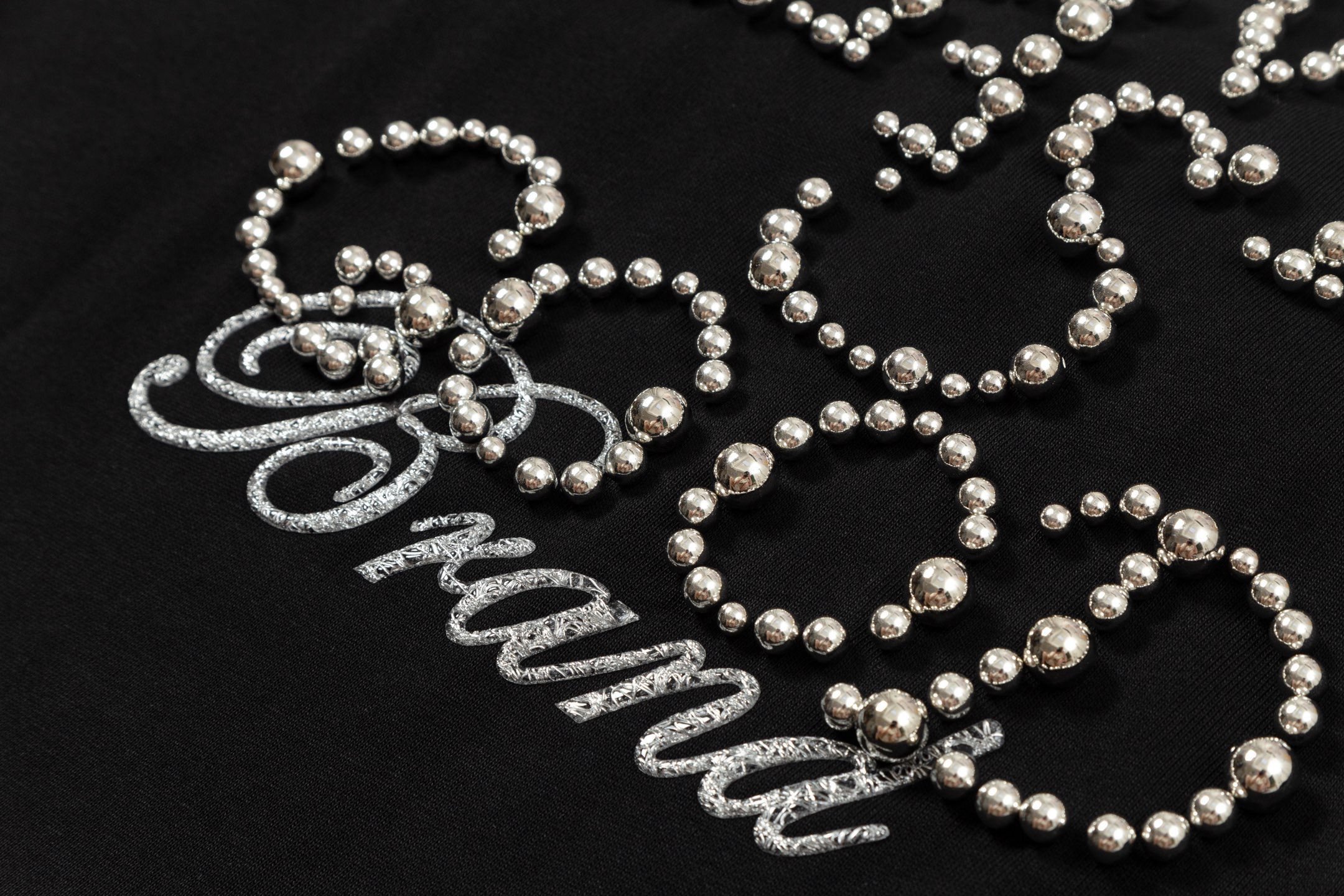 GOOD BRAND 25ss 电镀烤瓷珍珠字母短袖-Chinese UA Cheap High Quatity Brand Clothes Bags handbags Sneakers wholesale wholesaler seller from China Factory suppliers Fashion Clothing Shoes best Quality Beautiful Price GOOD BRAND 25ss 电镀烤瓷珍珠字母短袖