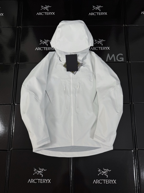 Arc'teryx Alpha SV GORE-TEX Pro Hooded Jacket - Polar White, 7th Gen 1 Arc'teryx Alpha SV GORE-TEX Pro Hooded Jacket - Polar White, 7th Gen