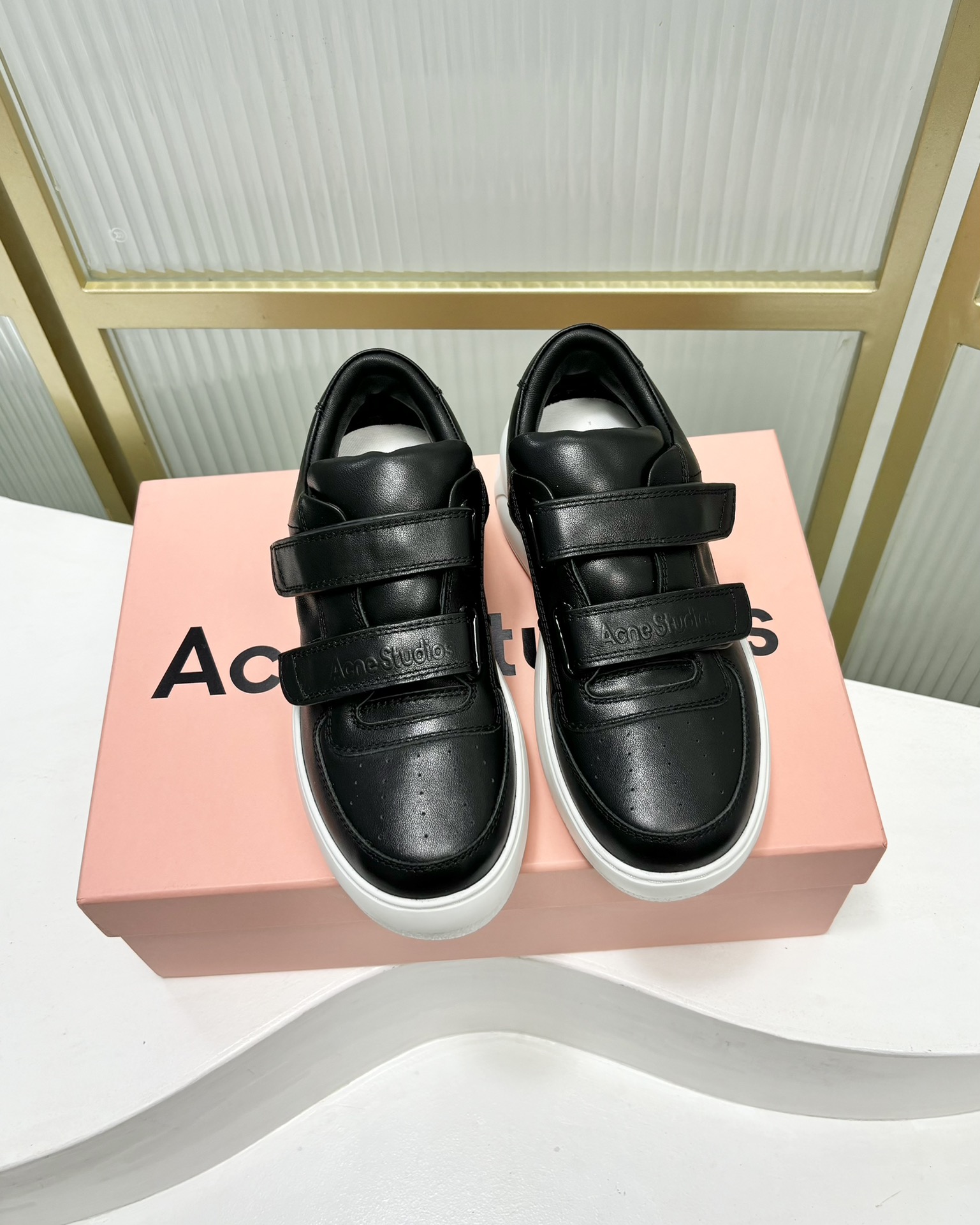 Acne Studios Skateboard Shoes Casual Shoes White Cowhide Sheepskin Fall/Winter Collection Casual