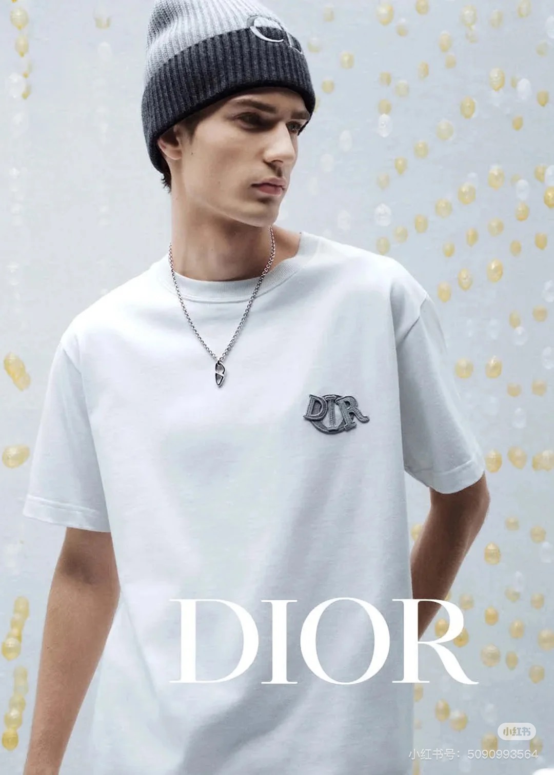  Dior迪奥2025新款蛇年限定胸前刺绣字母短袖T恤男女同款
这款 Dior Charm T 恤以图案