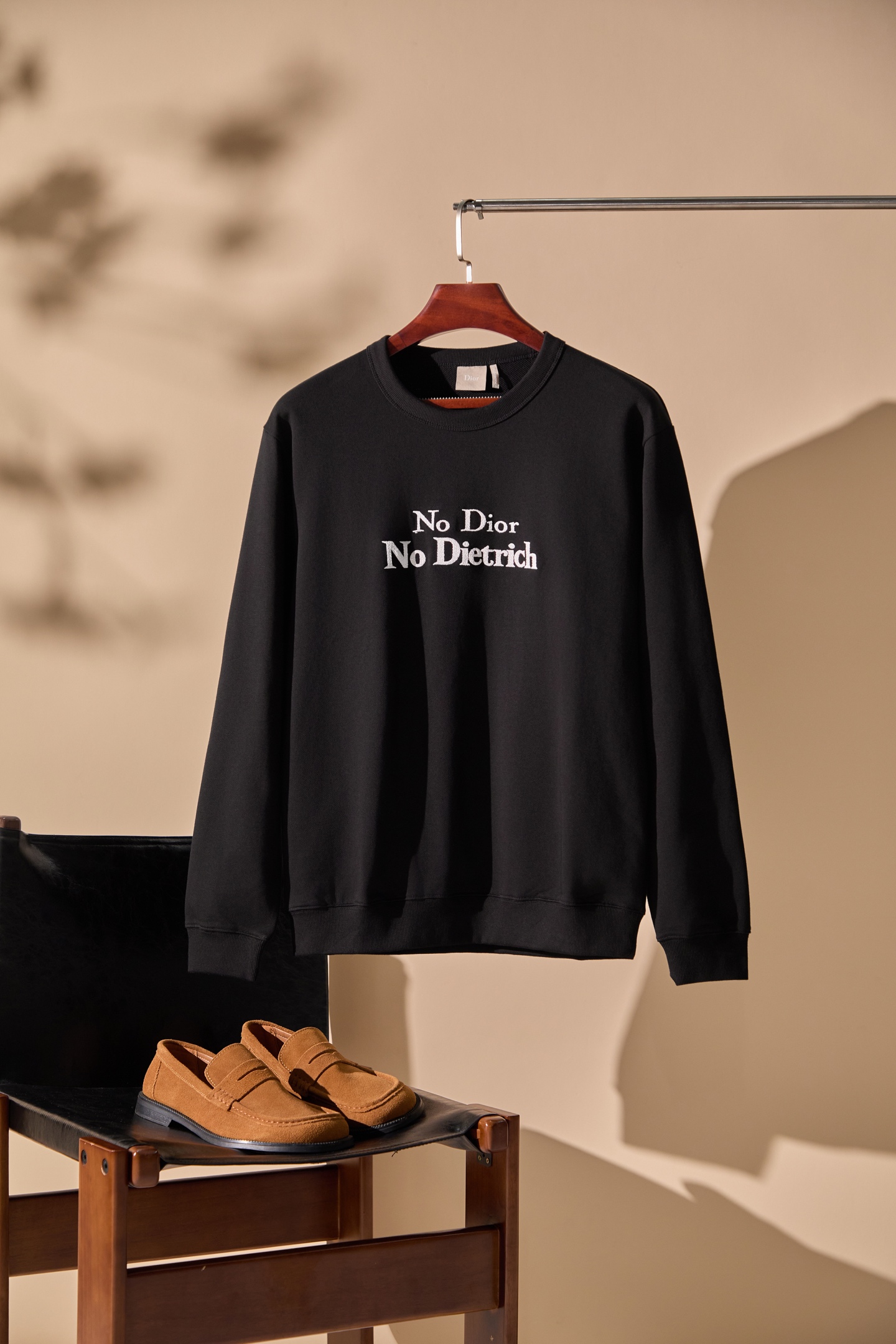 Celine Black Slogan Sweatshirt